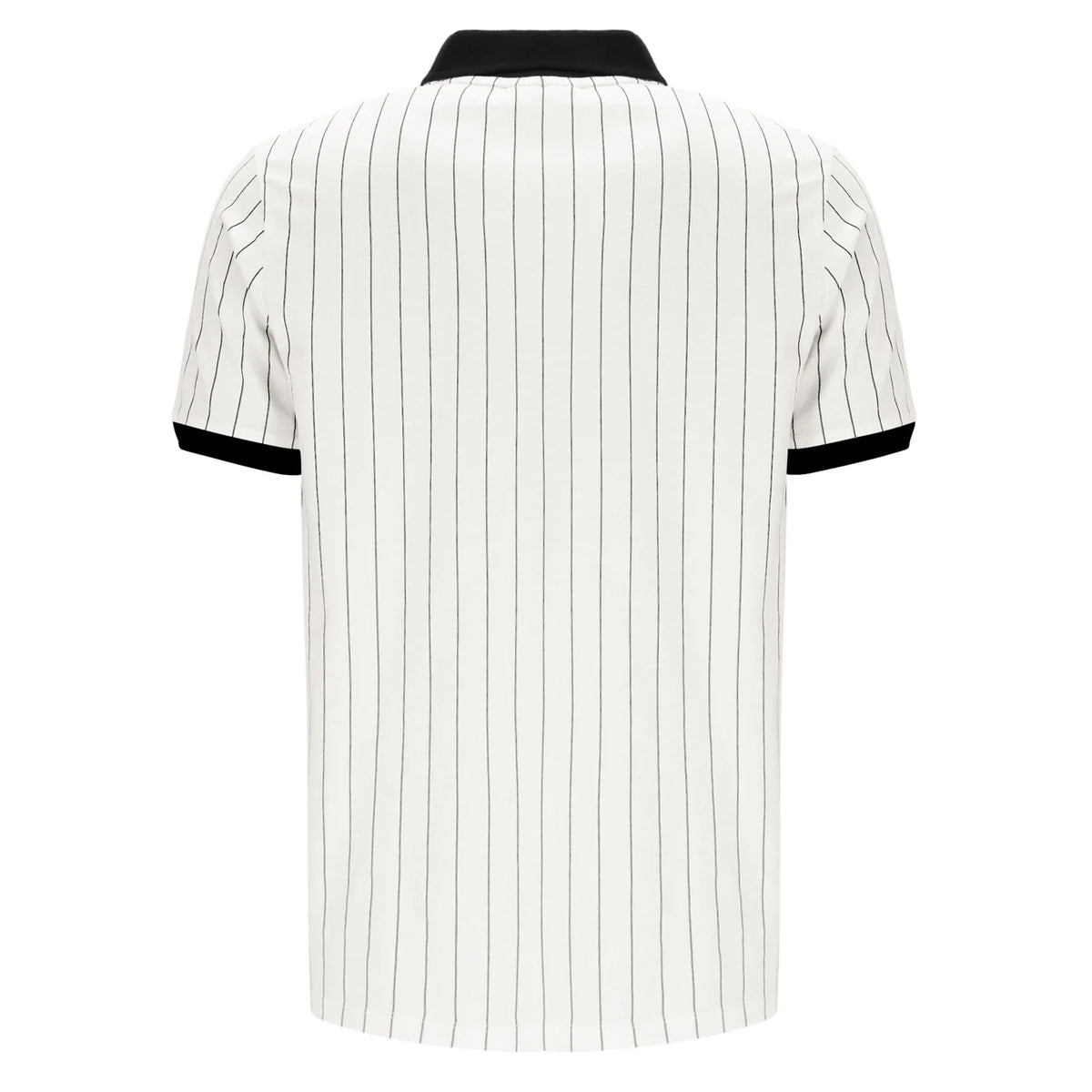 Fila BB1 Classic Vintage Striped Polo T-Shirt Gardenia/Black