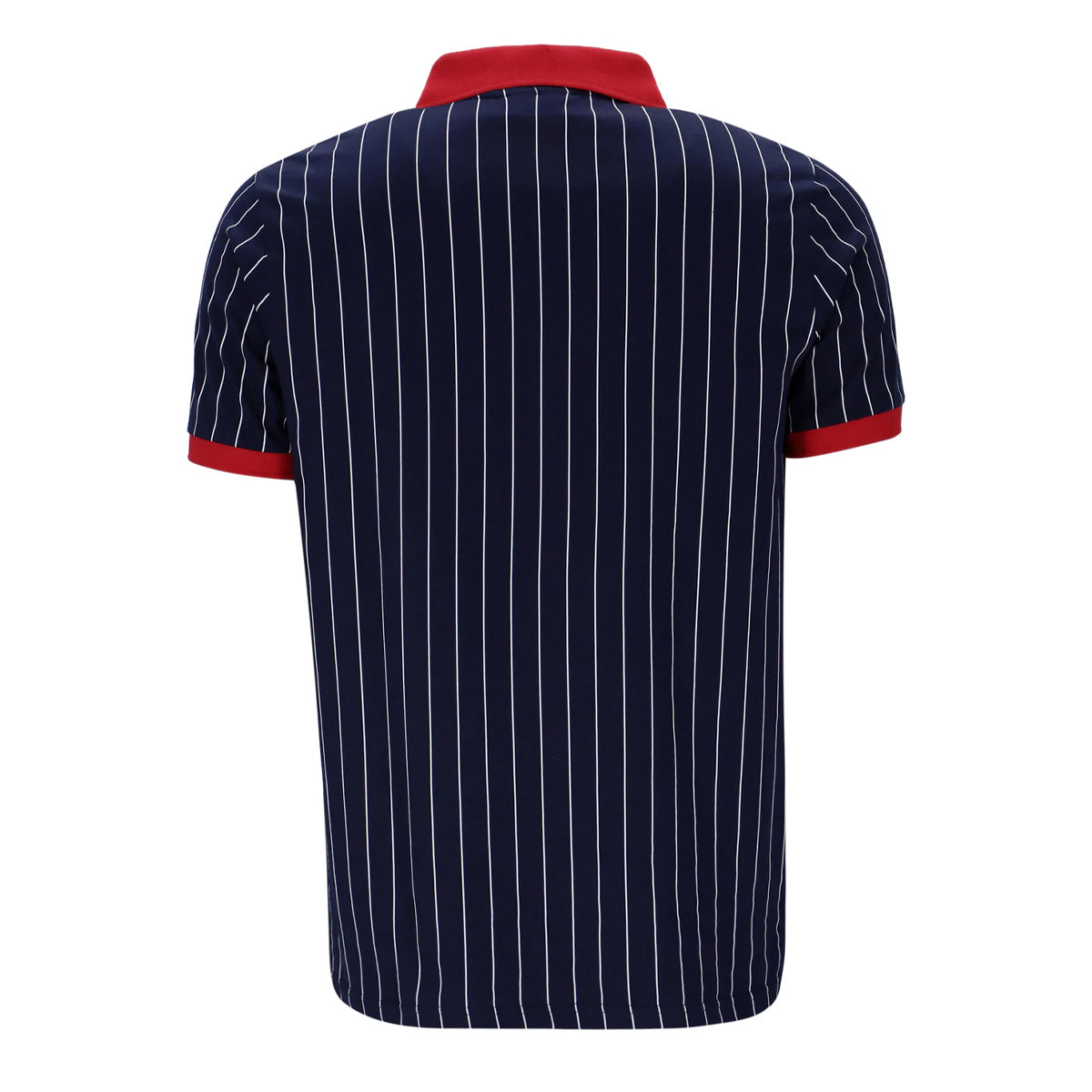 Fila BB1 Classic Vintage Striped Polo T-Shirt Navy/Red