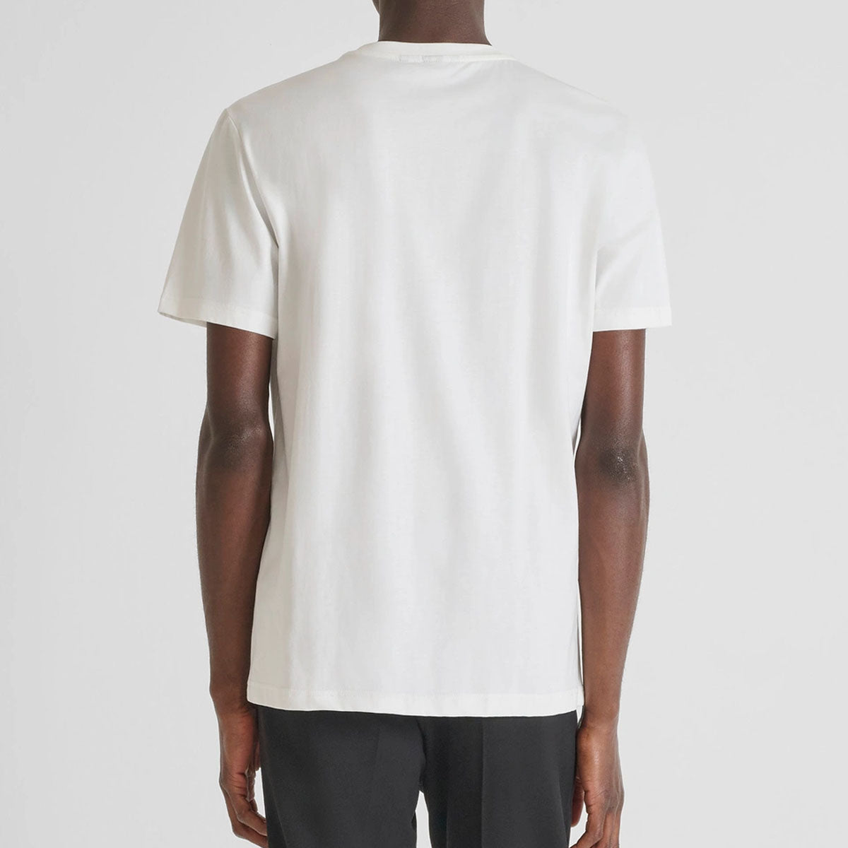 ANTONY MORATO FLOCKED LOGO CREAM T-SHIRT MMKS02565