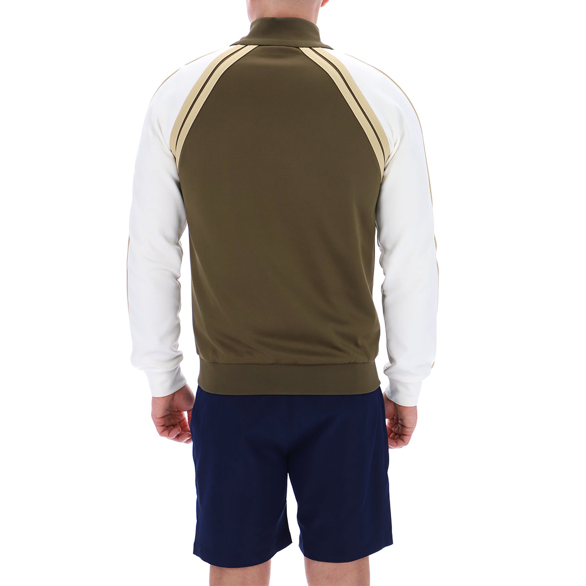 GHIBLI DAVIS TRACK TOP DARK OLIVE/GARDENIA