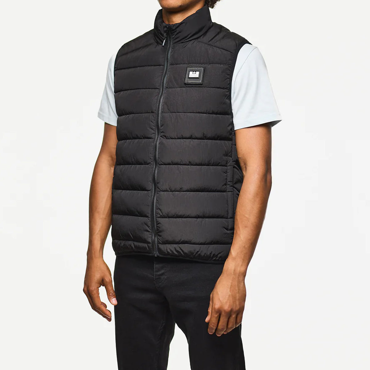 WEEKEND OFFENDER	GACHA BLACK PADDED GILET