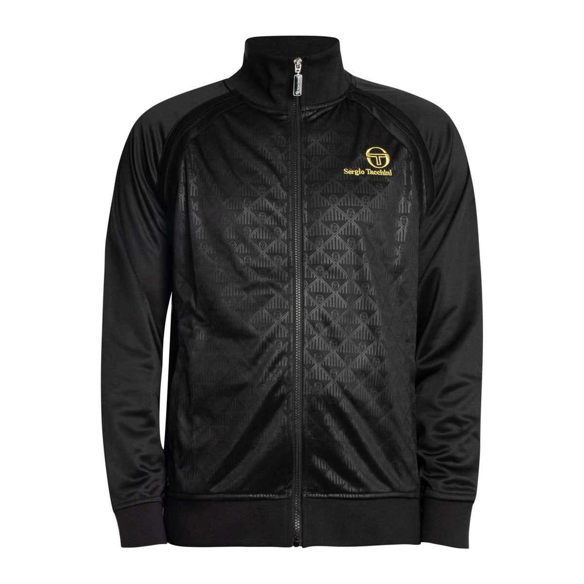 SERGIO TACCHINI GHIBLI BLACK MONO TRACK TOP
