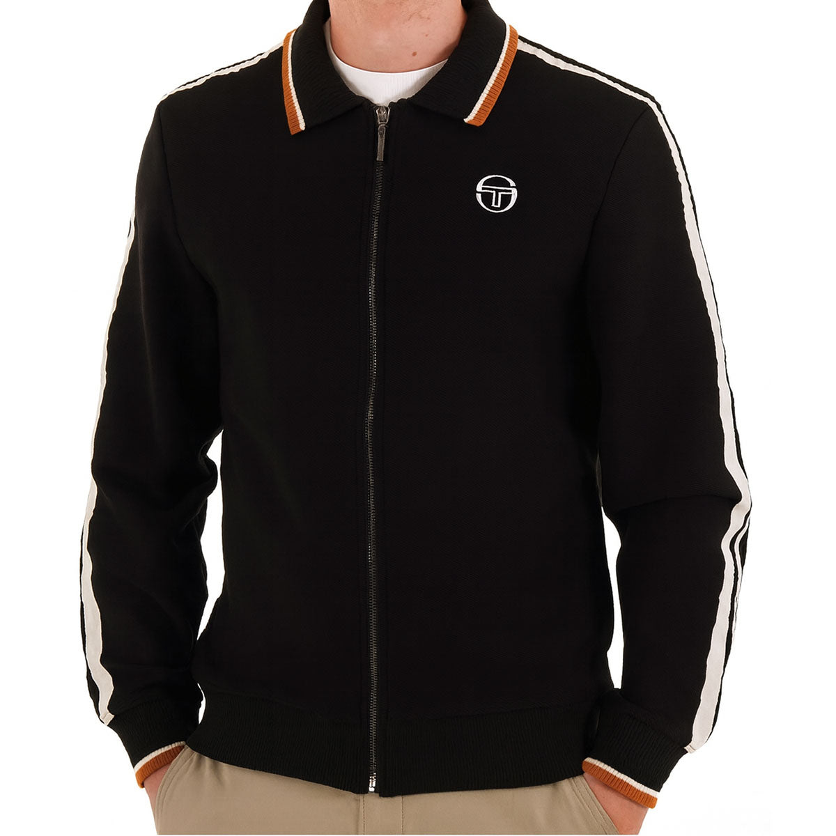 SERGIO TACCHINI GIORNO BLACK TRACK TOP