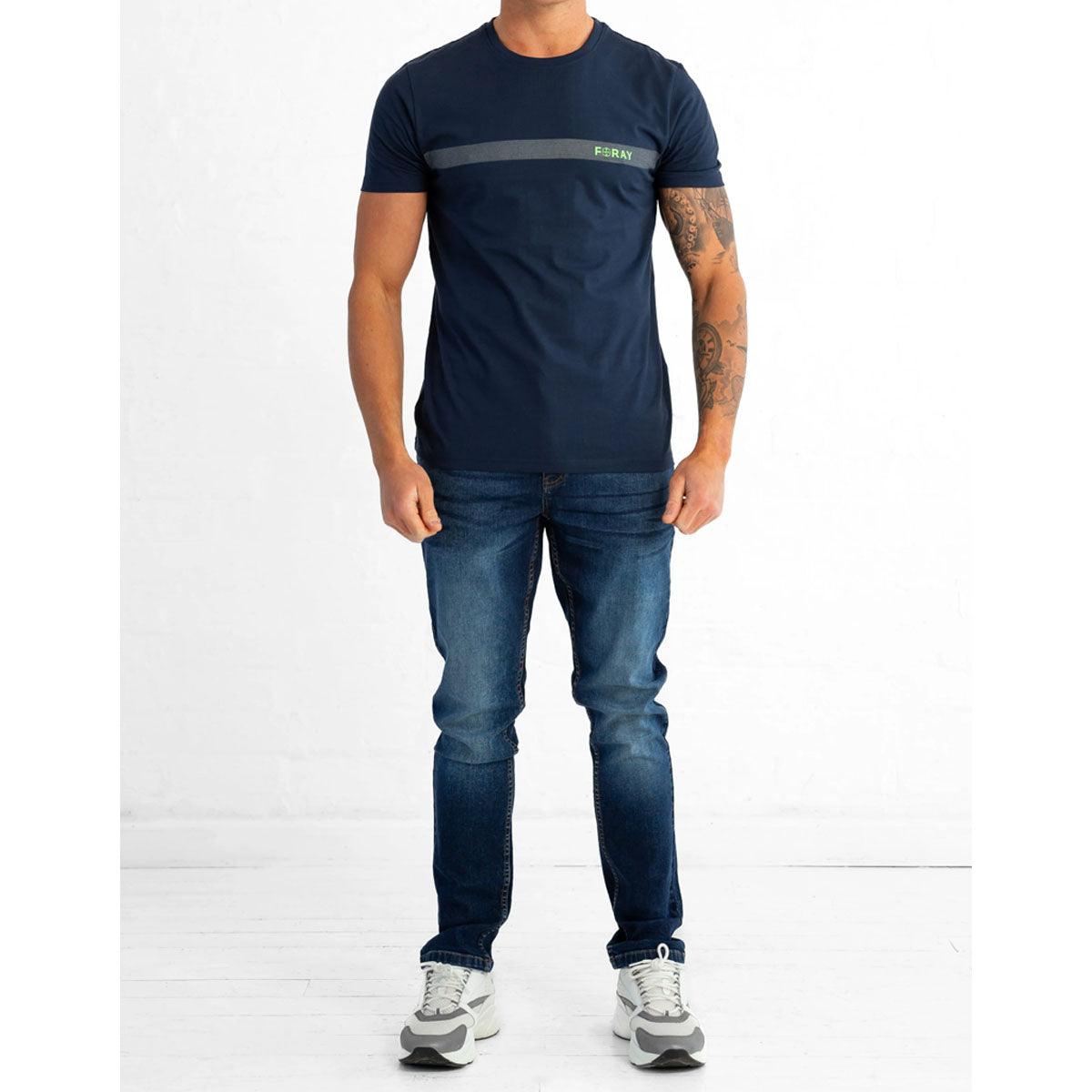 FORAY GUNNER NAVY T-SHIRT