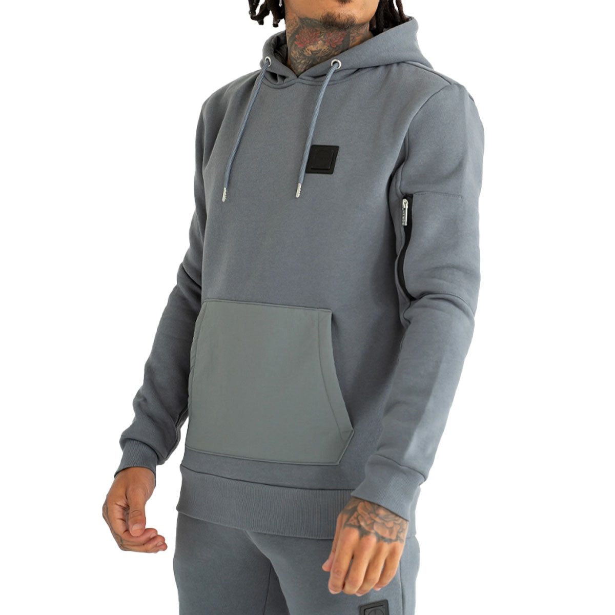 FORAY HUDSON GREY OVERHEAD HOODY