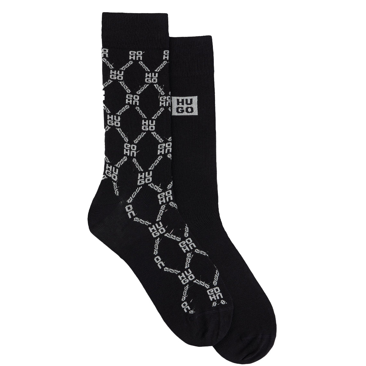 Hugo Boss 2 Pack QS Gift Lurex CC Black Socks 001 50524851