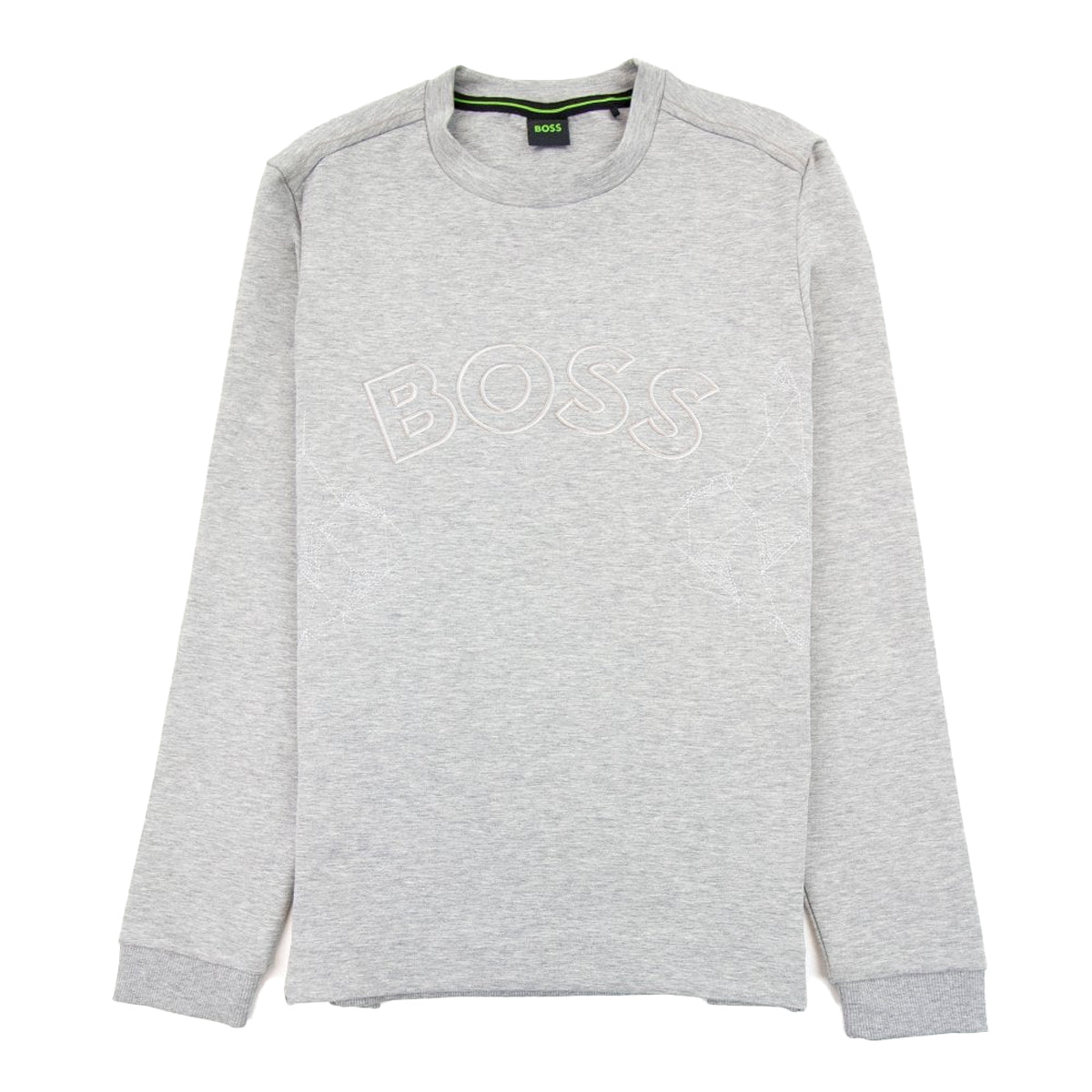 Hugo Boss Salbo Iconic Crew Sweatshirt Grey 059 50477122