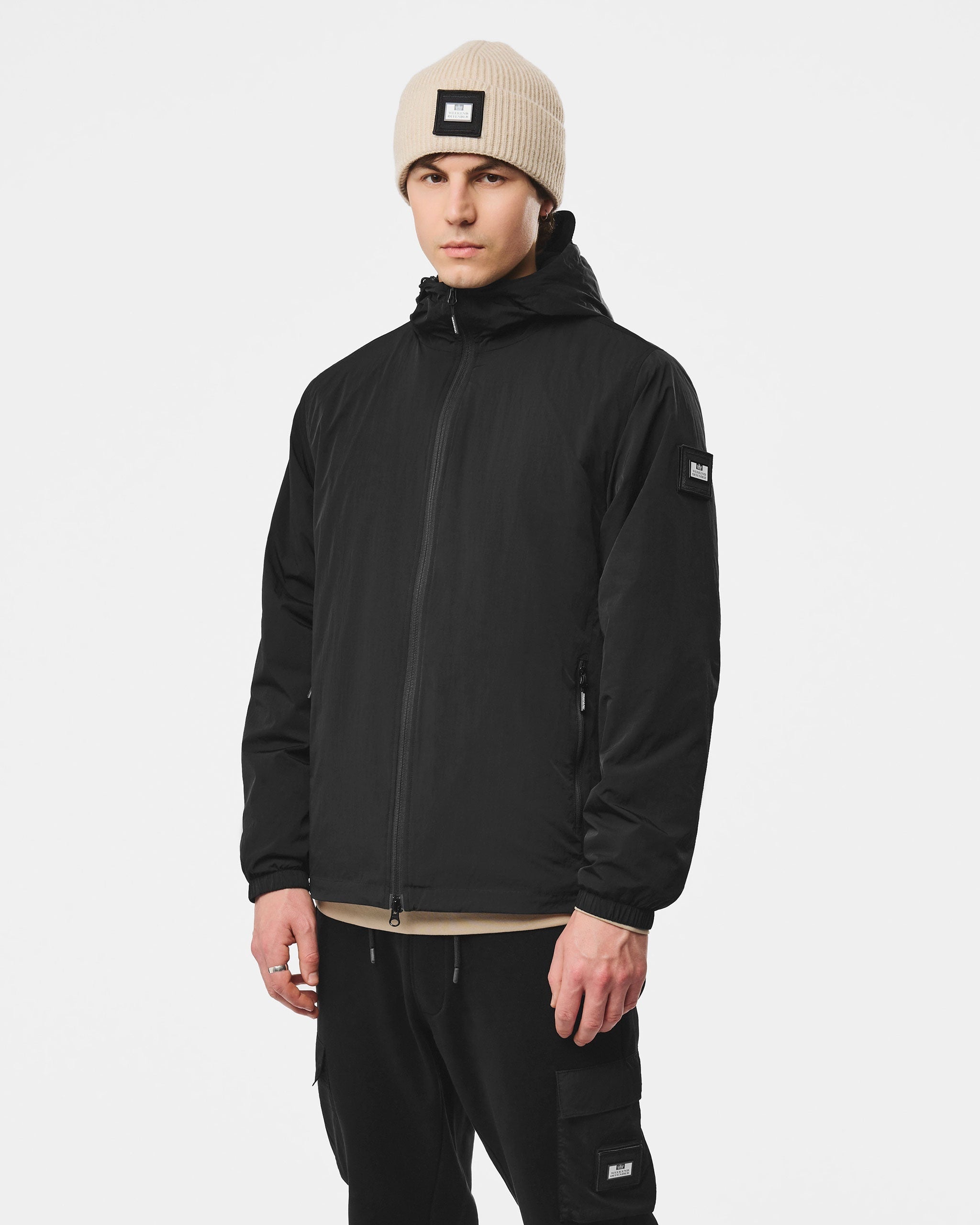 WEEKEND OFFENDER TECHNICIAN FLEECE LINED JACKET BLACK