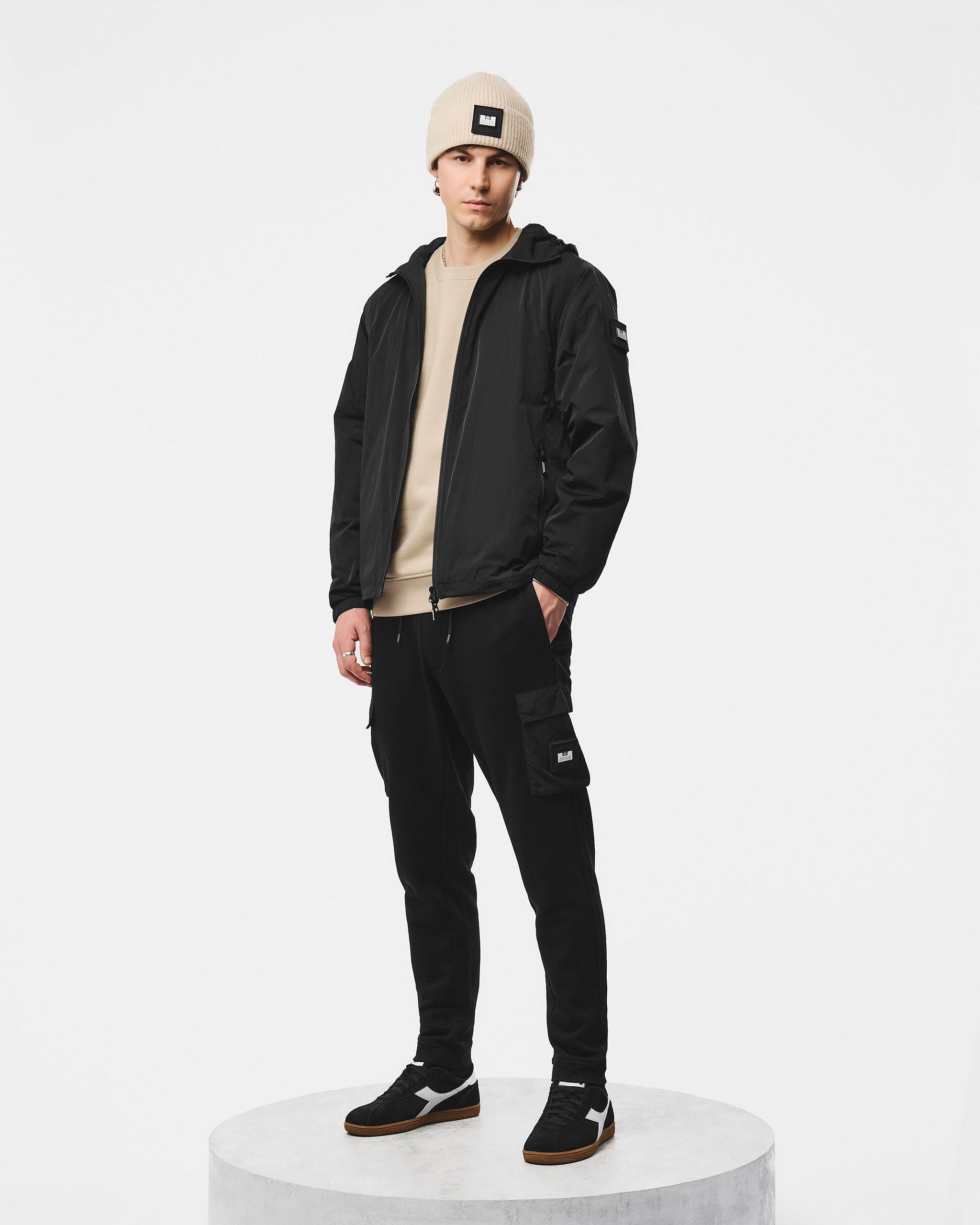 WEEKEND OFFENDER TECHNICIAN FLEECE LINED JACKET BLACK