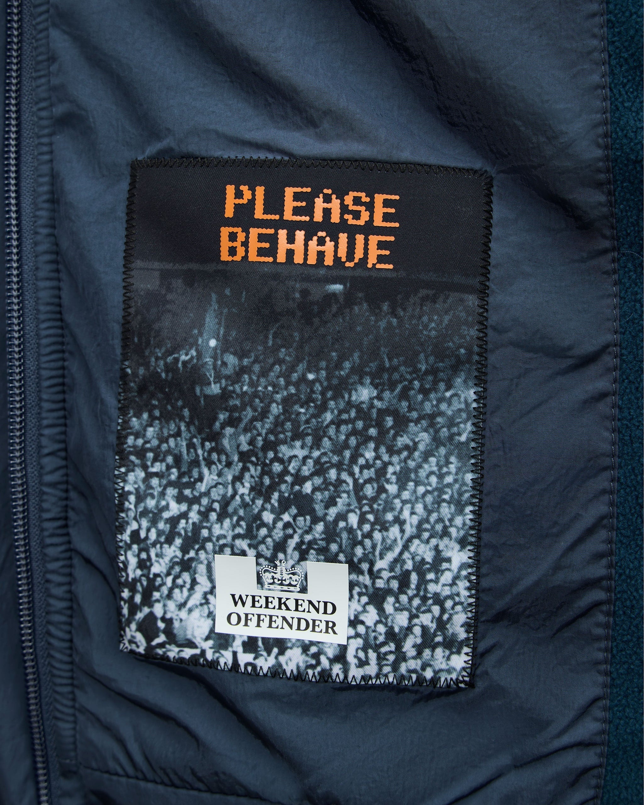 WEEKEND OFFENDER TECHNICIAN FLEECE LINED JACKET LAGOON