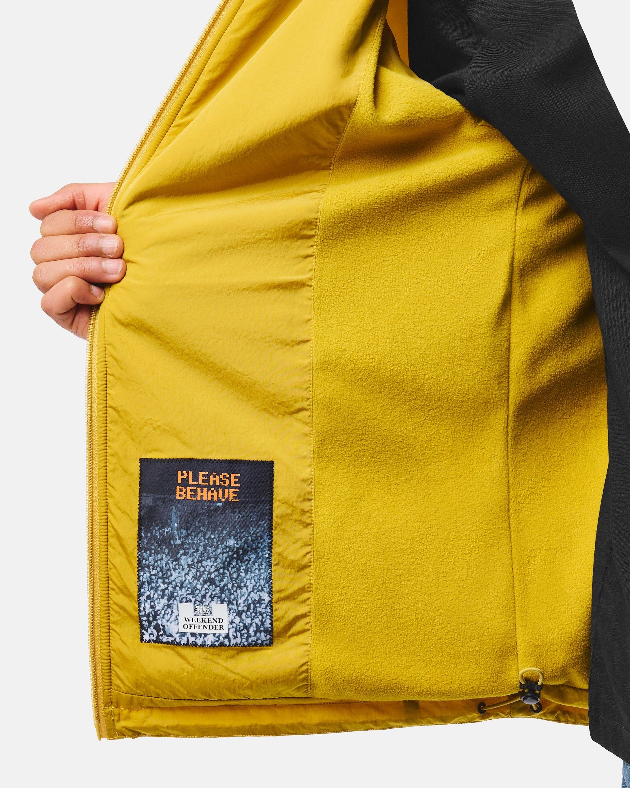 WEEKEND OFFENDER TECHNICIAN FLEECE LINED JACKET SAFFRON