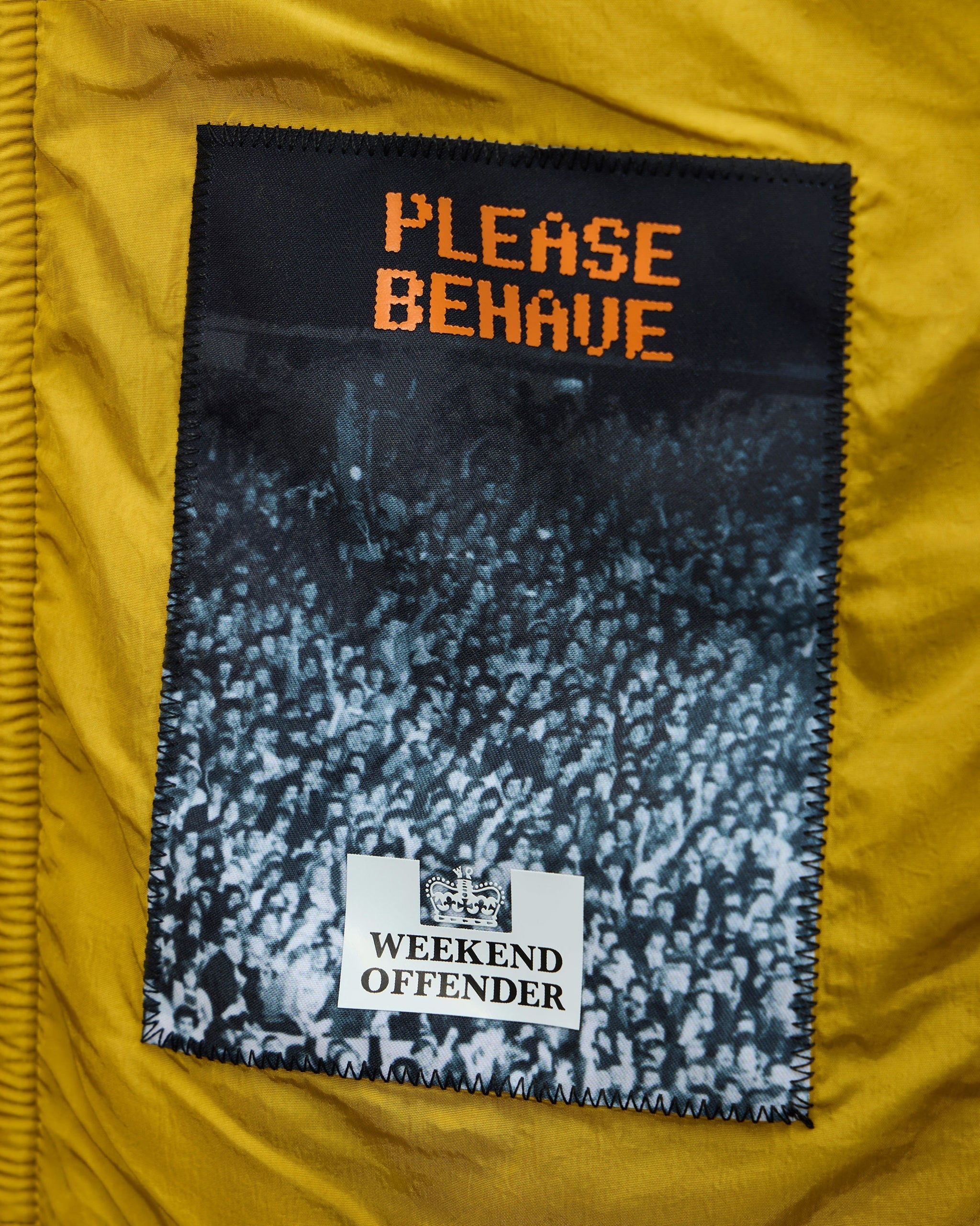 WEEKEND OFFENDER TECHNICIAN FLEECE LINED JACKET SAFFRON