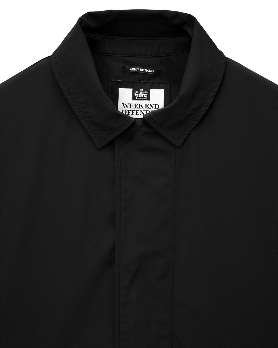 WEEKEND OFFENDER AVALON NYLON MAC BLACK