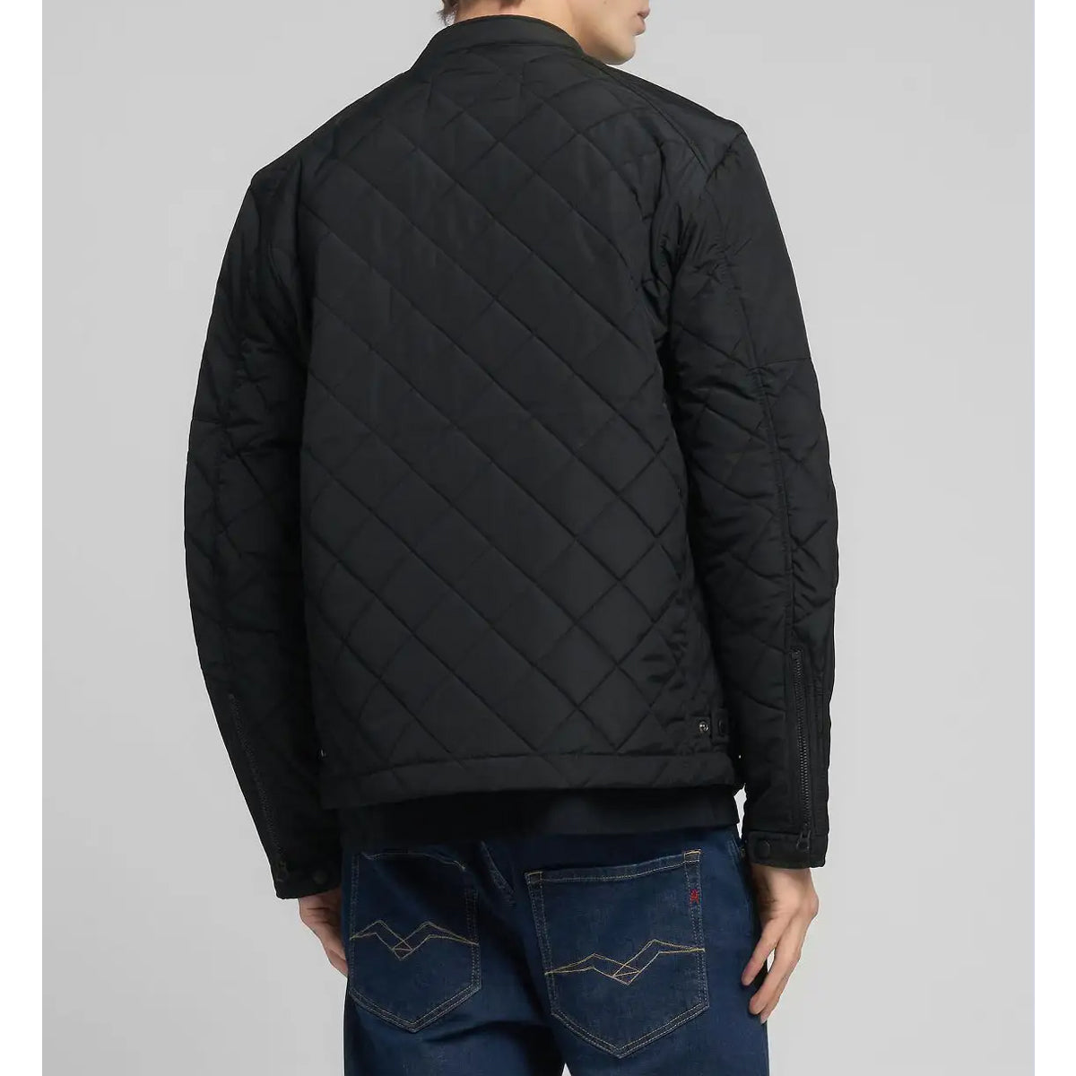 REPLAY FULL-ZIP QUILTED JACKET