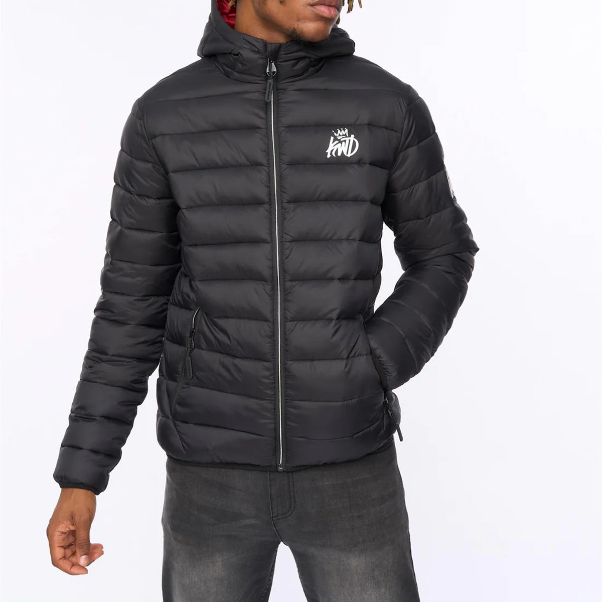 KINGS WILL DREAM JACKINSON BLACK PUFFER JACKET