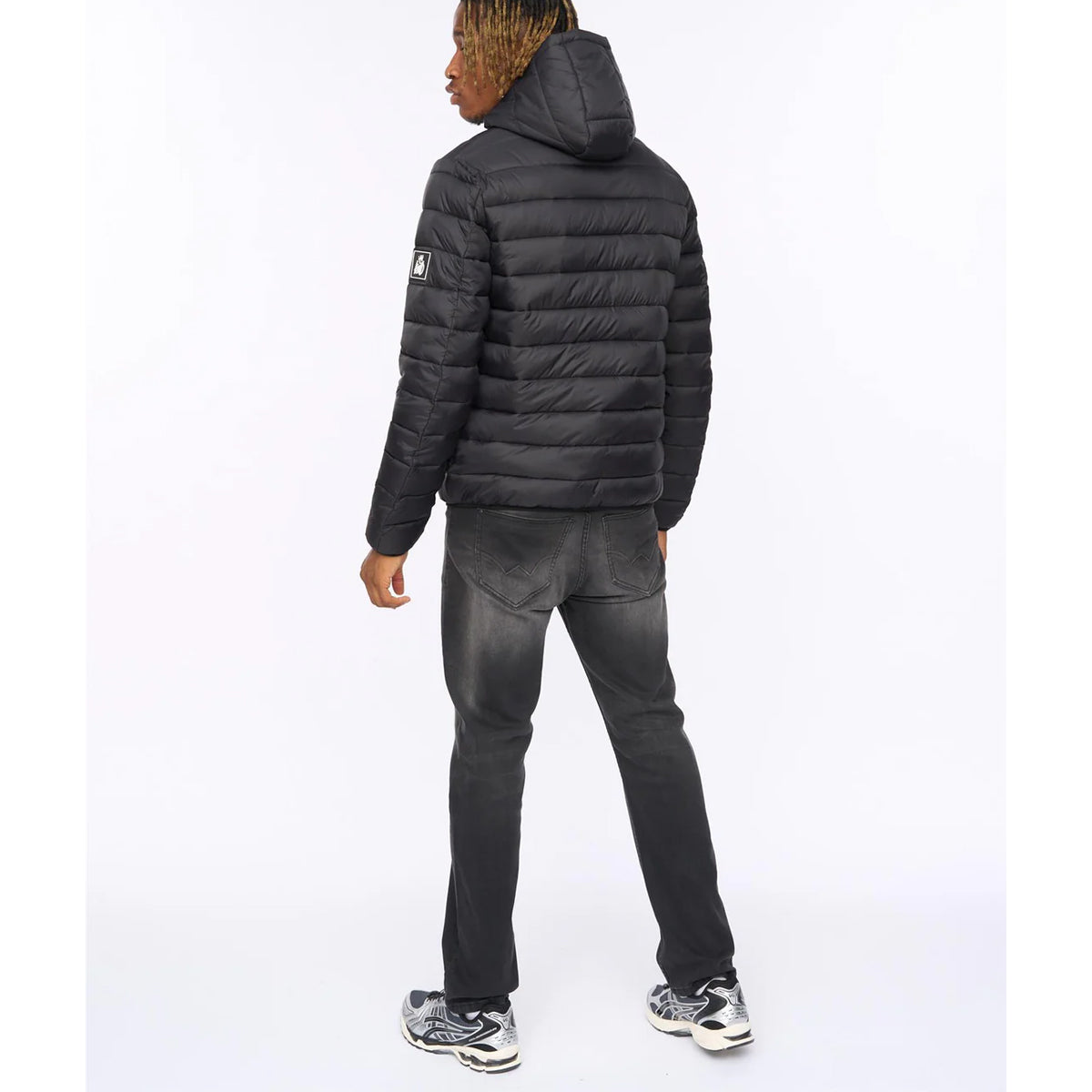 KINGS WILL DREAM JACKINSON BLACK PUFFER JACKET