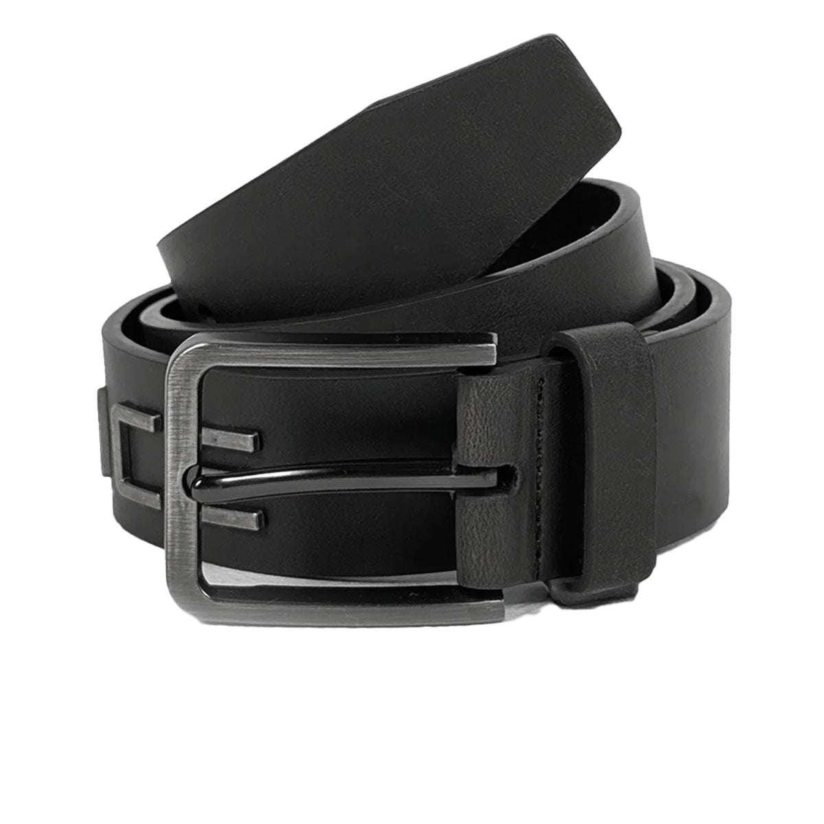883 POLICE JAMWICK BLACK LEATHER BELT