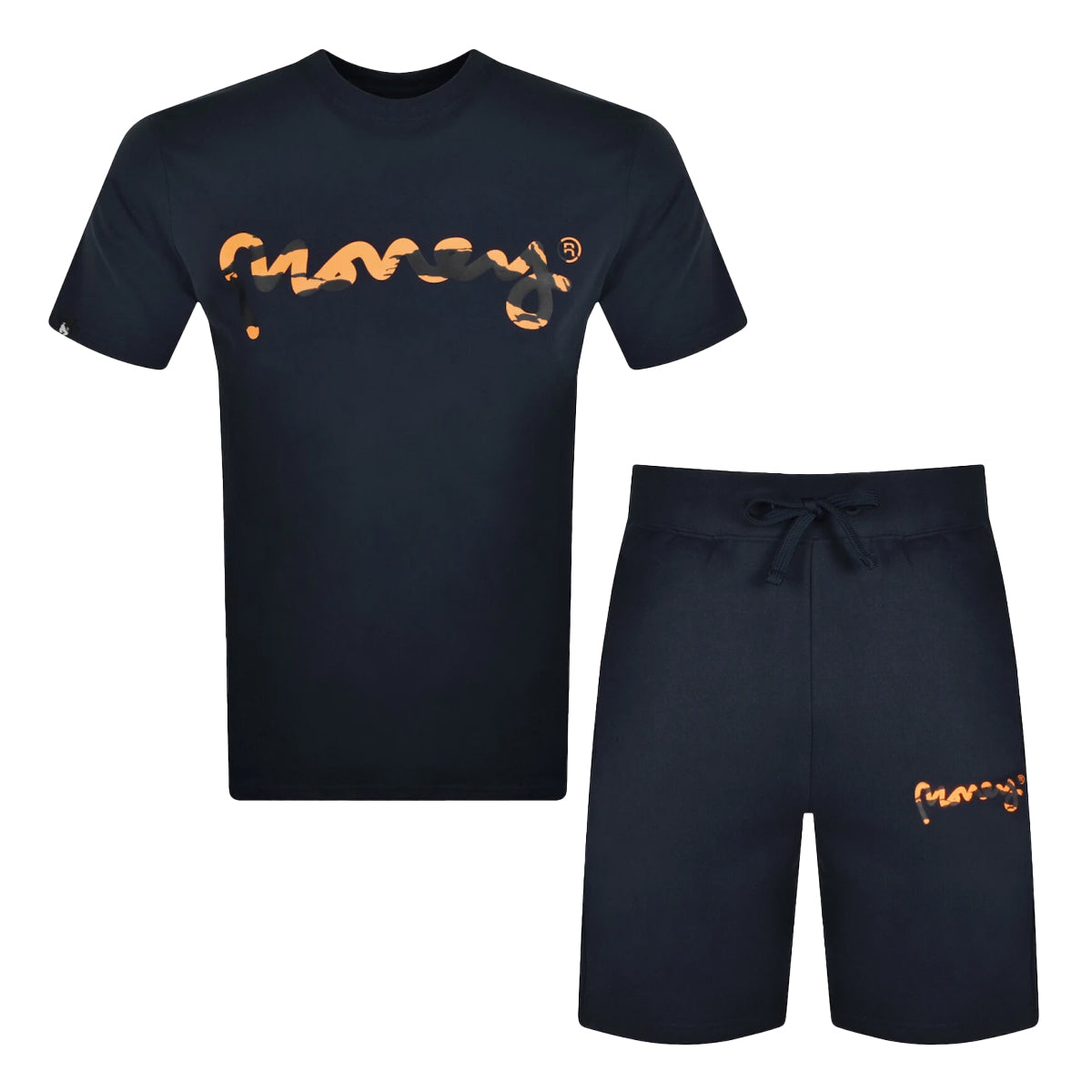 MONEY LA CAMO SHORT SET – NAVY