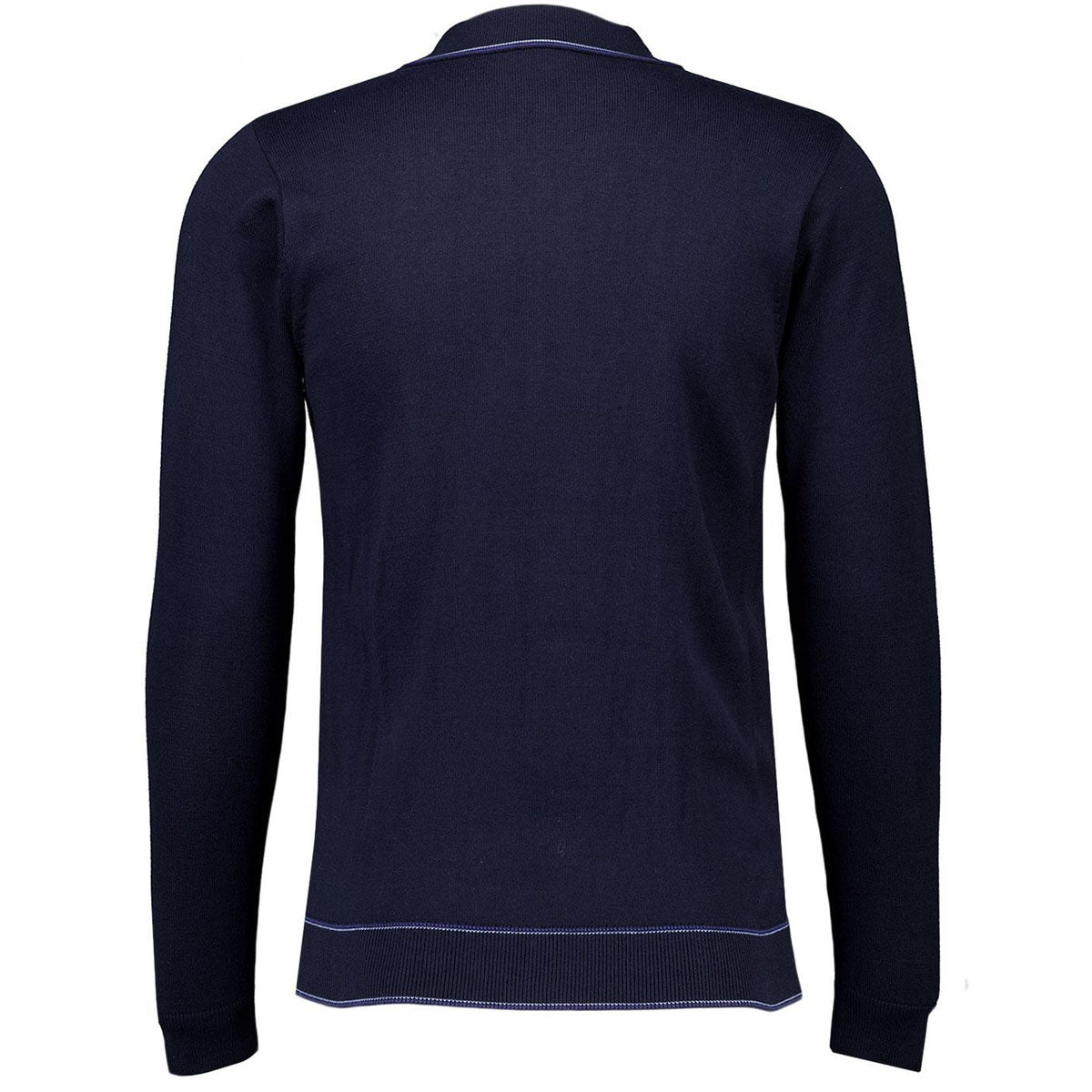 GABICCI	LAVERNE NAVY ZIP UP COLLAR KNIT JUMPER