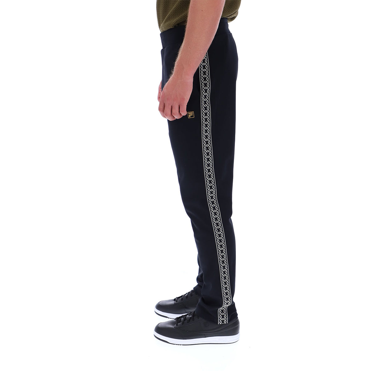 FILA LAYTON STRAIGHT LEG PANTS BLACK