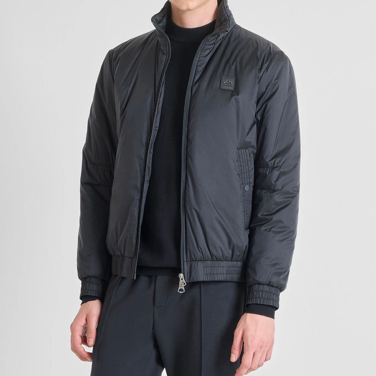 ANTONY MORATO LIGHTWEIGHT BLACK PADDED JACKET MMCO00946