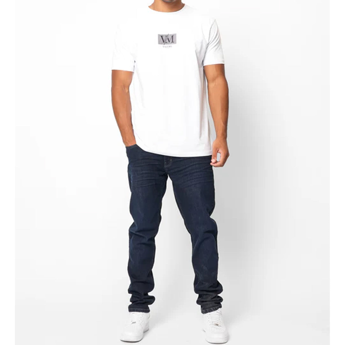 VALERE LUSSO CLEAN BLUE BLACK JEANS