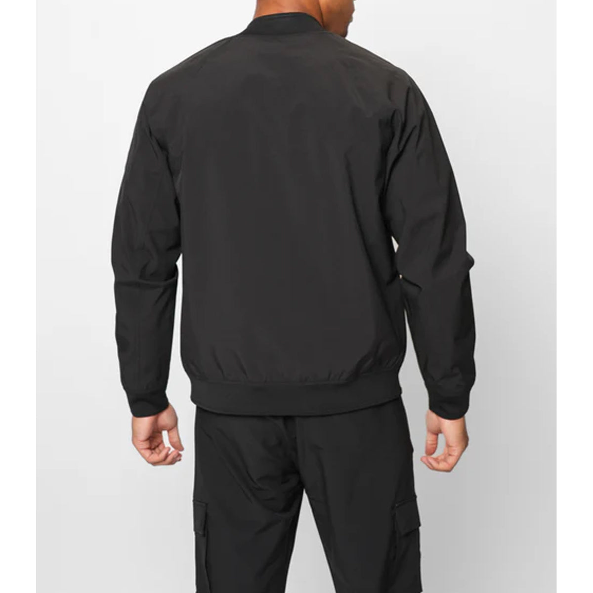 VALERE LUXE CLEAN BLACK BOMBER JACKET