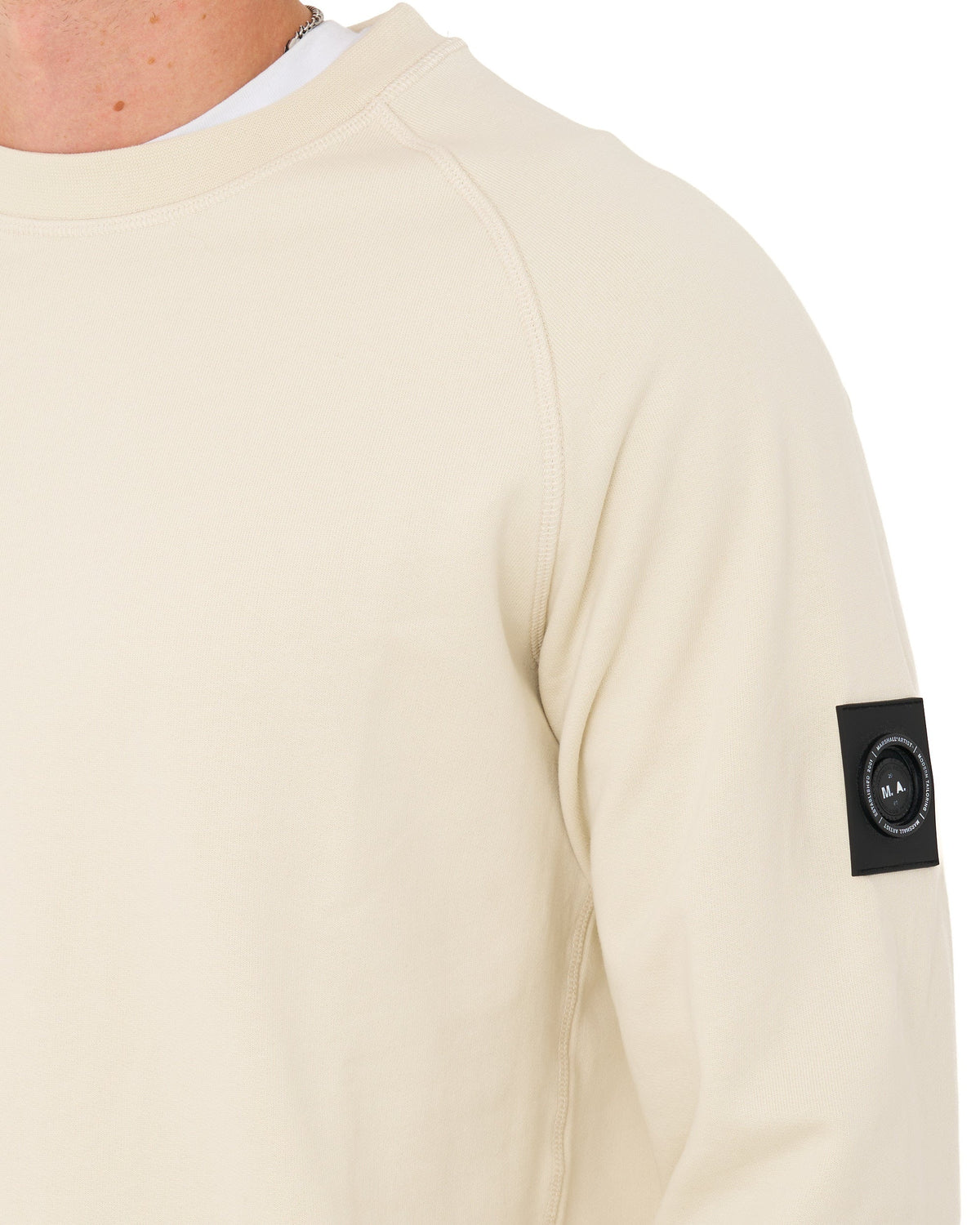 MARSHALL ARTIST MARCHIO CREW NECK SWEATSHIRT SILVER BIRCH