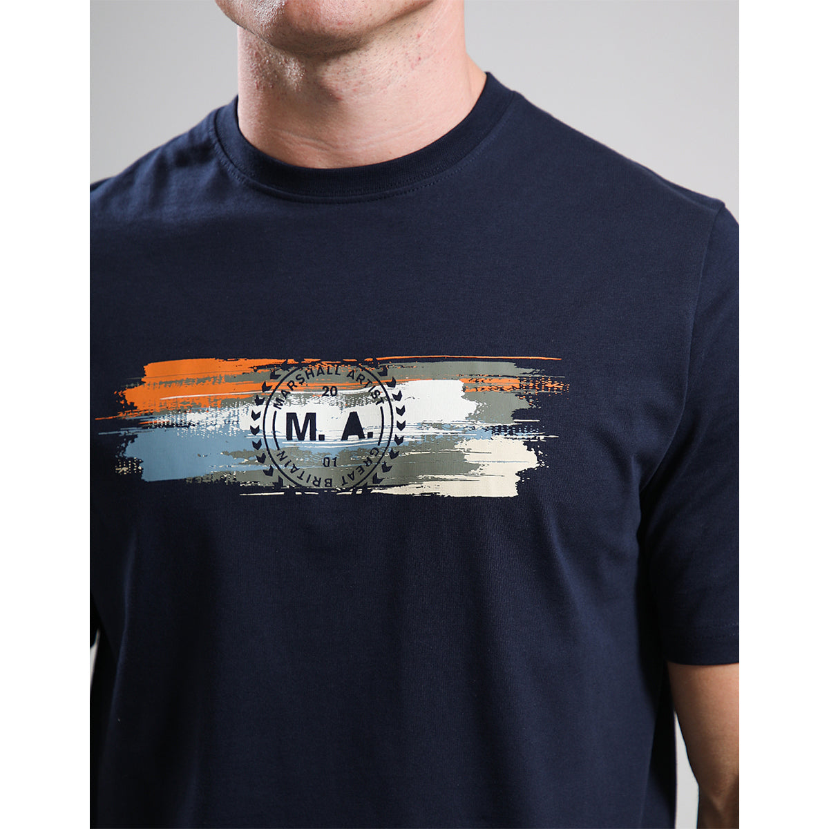 MARSHALL ARTIST EQUINOX NAVY T-SHIRT