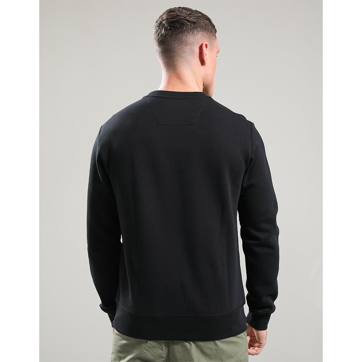 MARSHALL ARTIST RESURRECTION CREW NECK CAMO LOGO  BLACK SWEATSHIRT