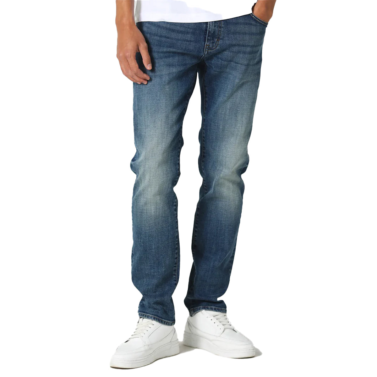 883 POLICE MATTIA 949 STONEWASH BLUE REGULAR FIT JEANS