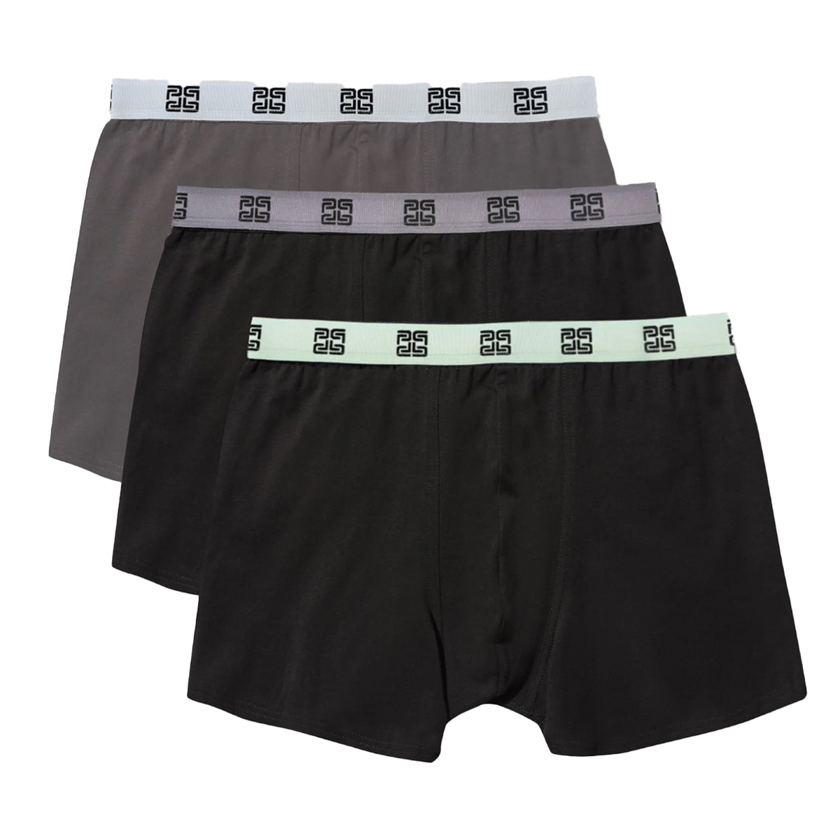 883 POLICE MAYNOR 3 PACK BOXER SHORTS BLACK/GREY