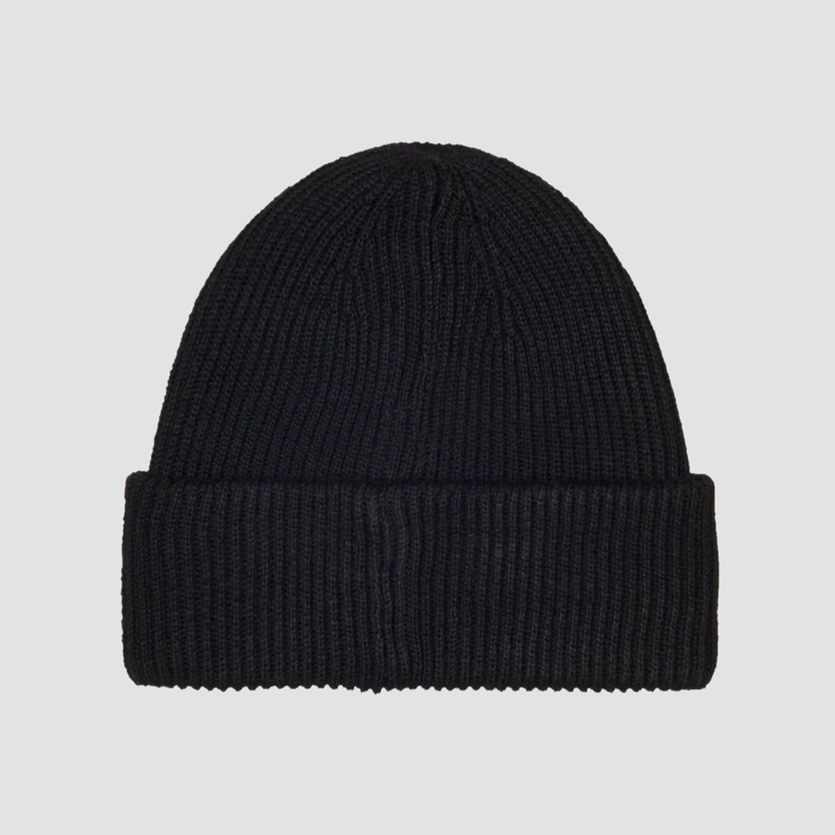 ANTONY MORATO MERINO WOOLBLEND RIBBED BLACK BEANIE MMHA00392