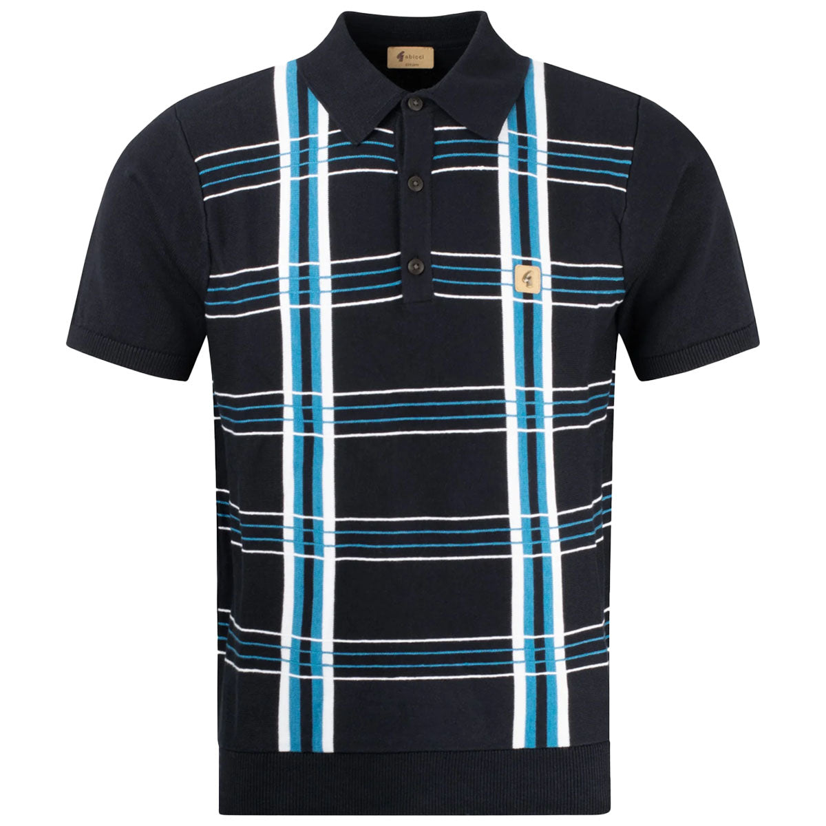 GABICCI MILLER NAVY S/S POLO V54GM01