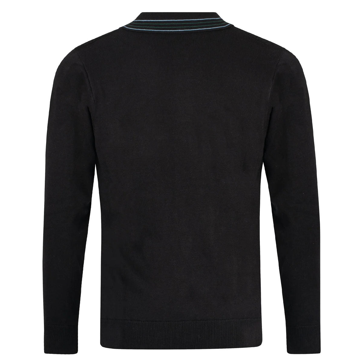 GABICCI	MILTON BLACK COLLAR TEXTURED KNIT JUMPER