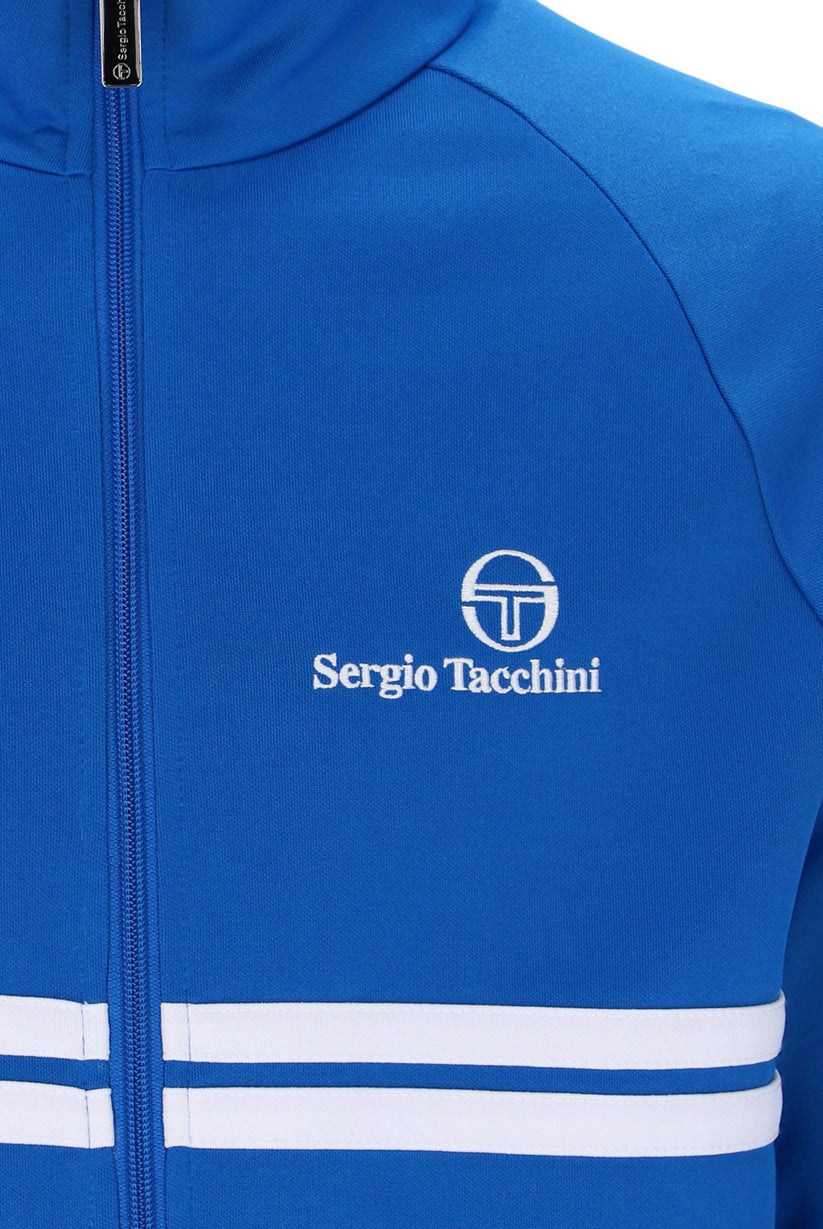 SERGIO TACCHINI NEW DALLAS TRACK JACKET PRINCESS BLUE/WHITE/MARITIME BLUE