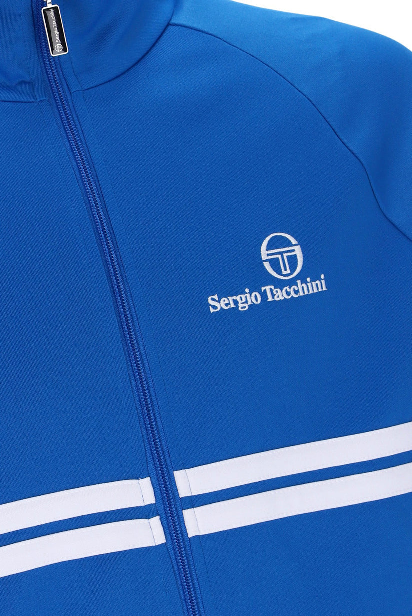 SERGIO TACCHINI NEW DALLAS TRACK JACKET PRINCESS BLUE/WHITE/MARITIME BLUE