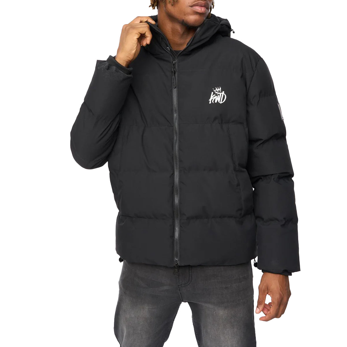 KINGS WILL DREAM NAHJO BLACK PUFFER JACKET