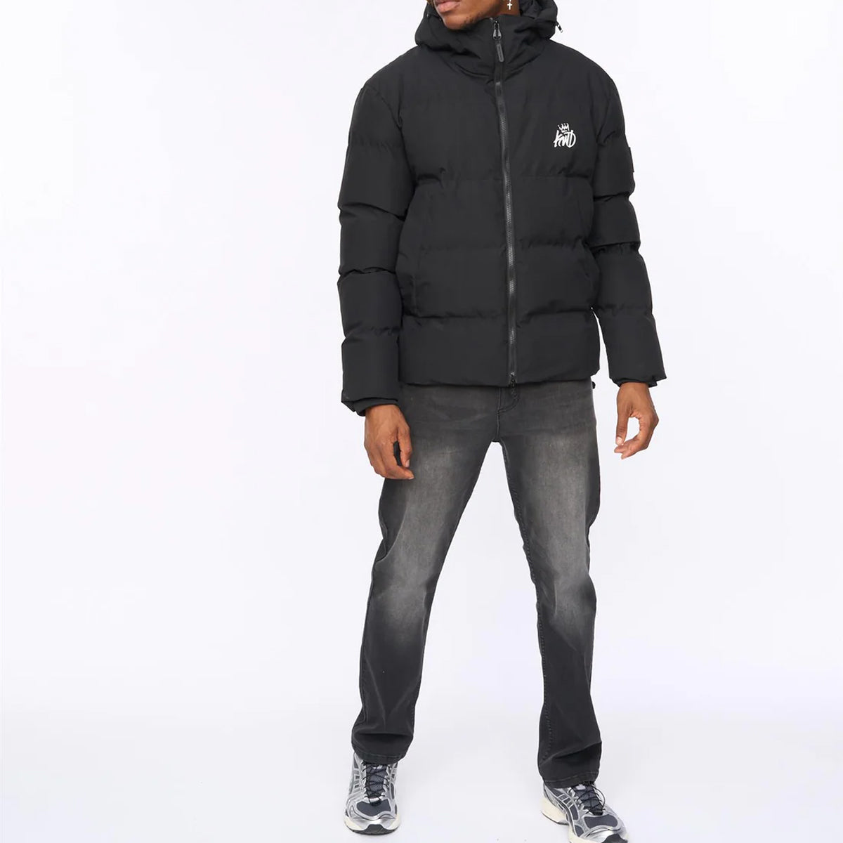 KINGS WILL DREAM NAHJO BLACK PUFFER JACKET