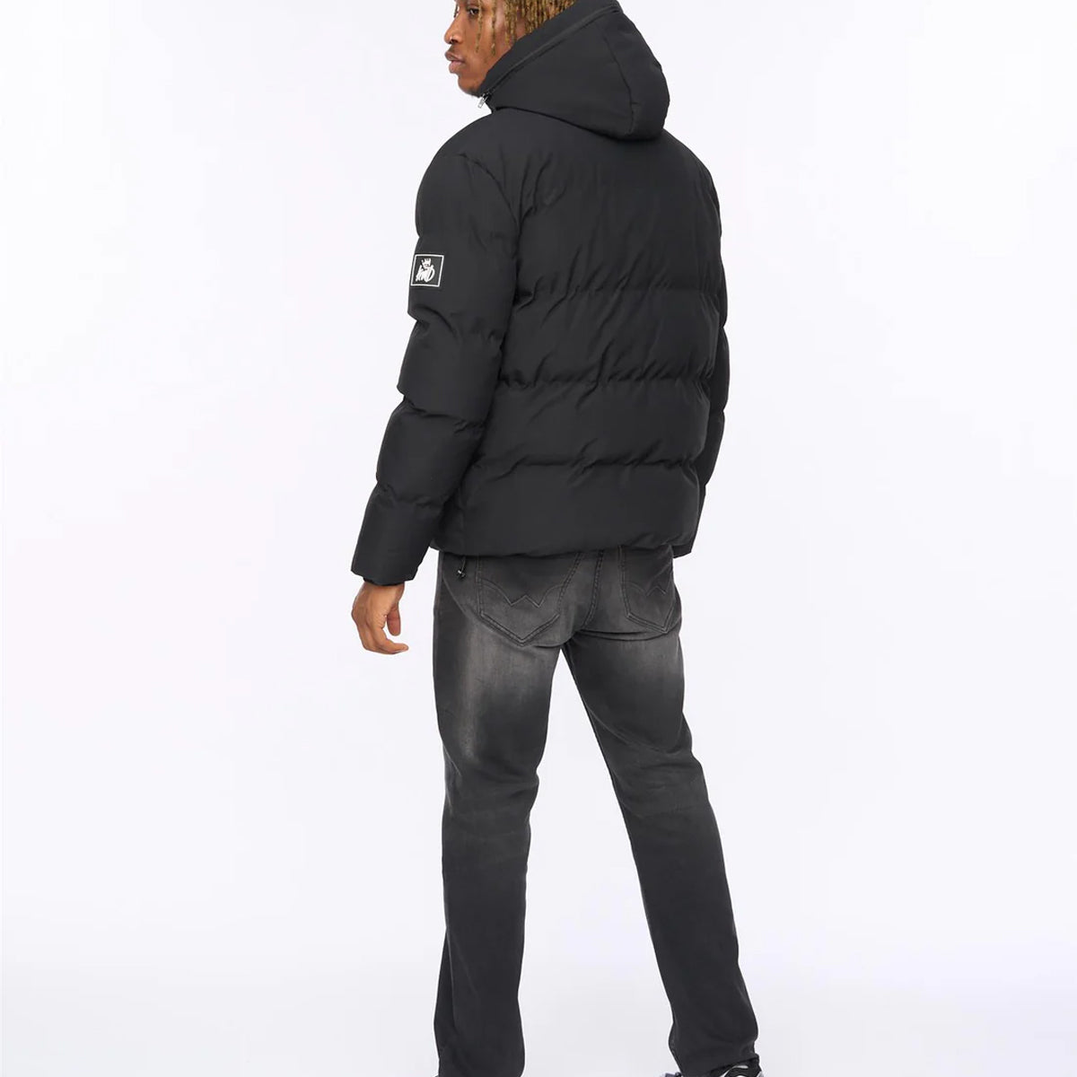 KINGS WILL DREAM NAHJO BLACK PUFFER JACKET