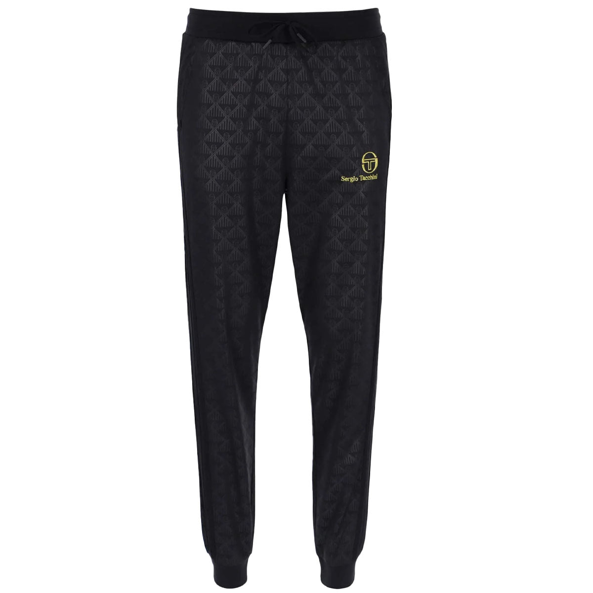 Sergio Tacchini Nero Mono Track Pant Bottoms Black