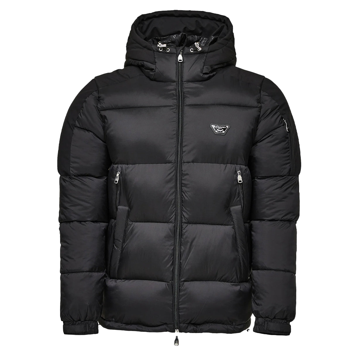 ALESSANDRO ZAVETTI NEVORI BLACK PUFFER JACKET