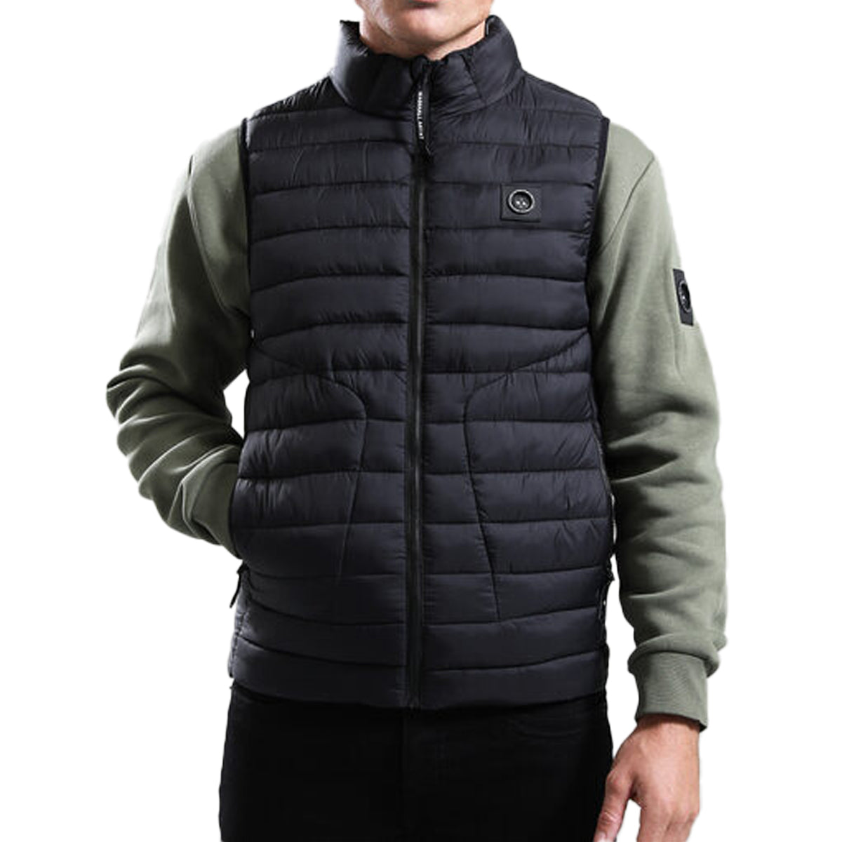 MARSHALL ARTIST OAKDALE BUBBLE BLACK GILET