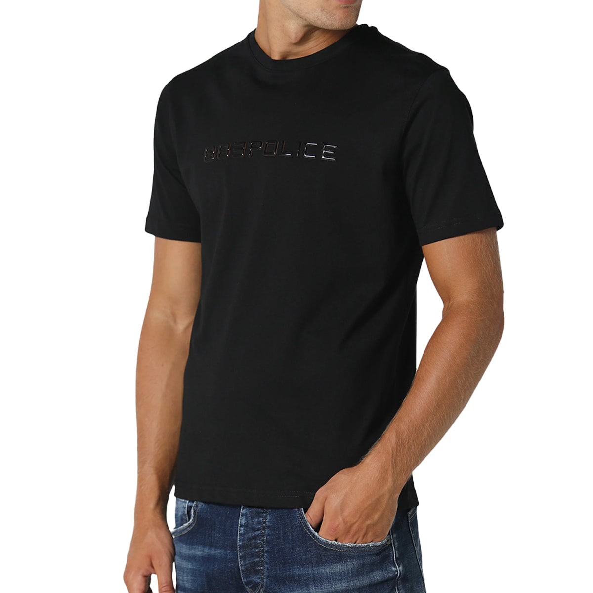 883 POLICE OCKLETON BLACK T-SHIRT