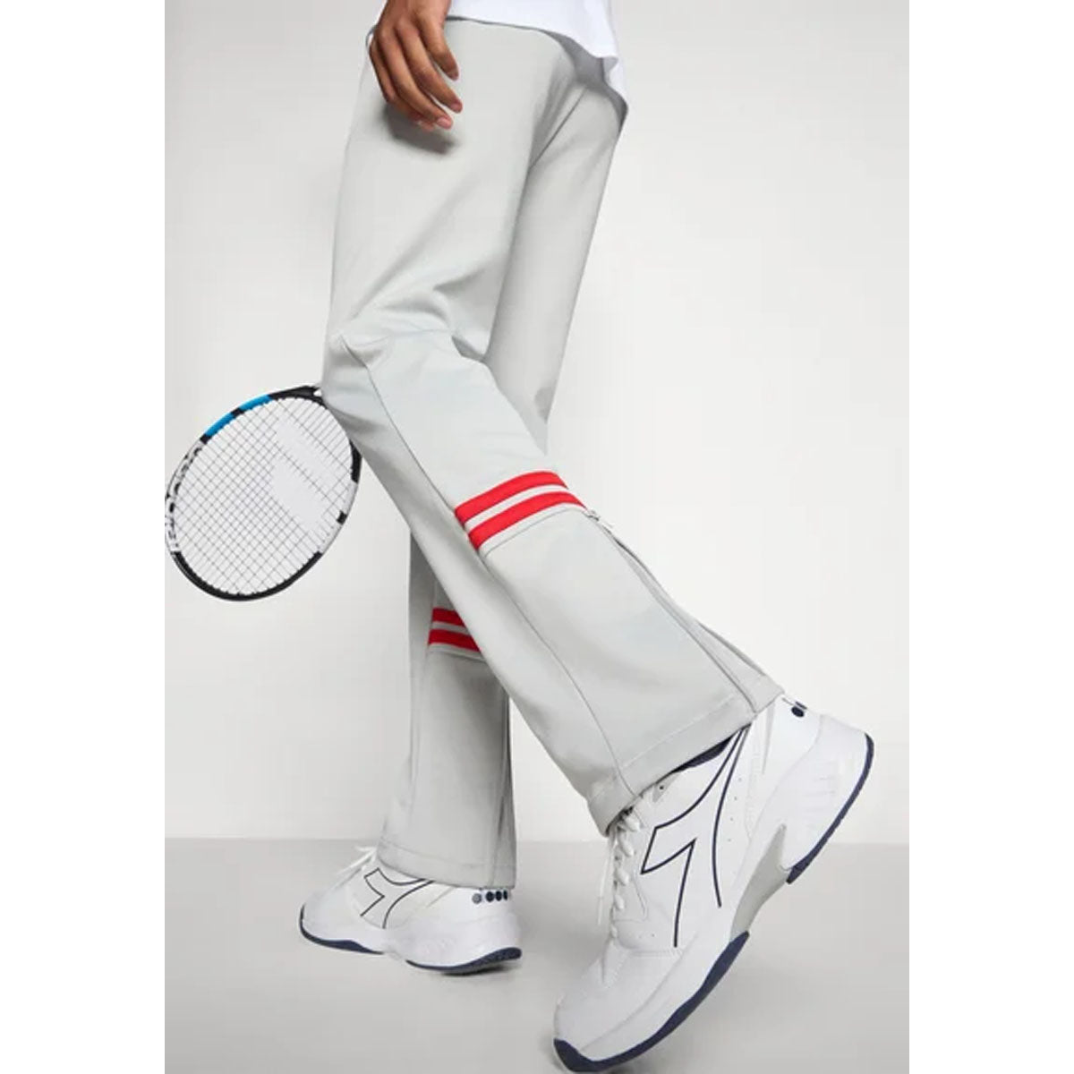 SERGIO TACCHINI ORION HIGH RISE GREY TRACK PANT