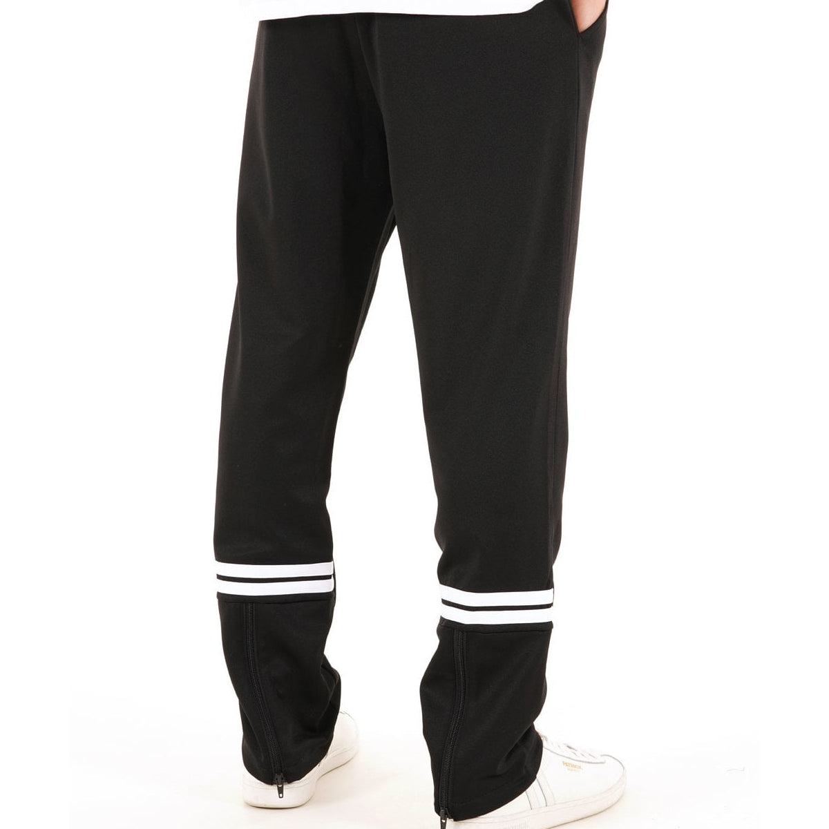 SERGIO TACCHINI ORION TRACK PANTS BLACK/WHITE