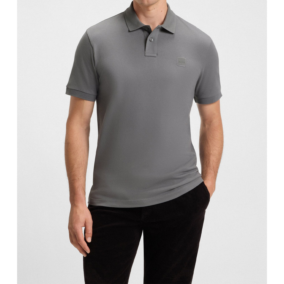 HUGO BOSS PASSENGER PIQUE POLO DARK GREY 062 50507803