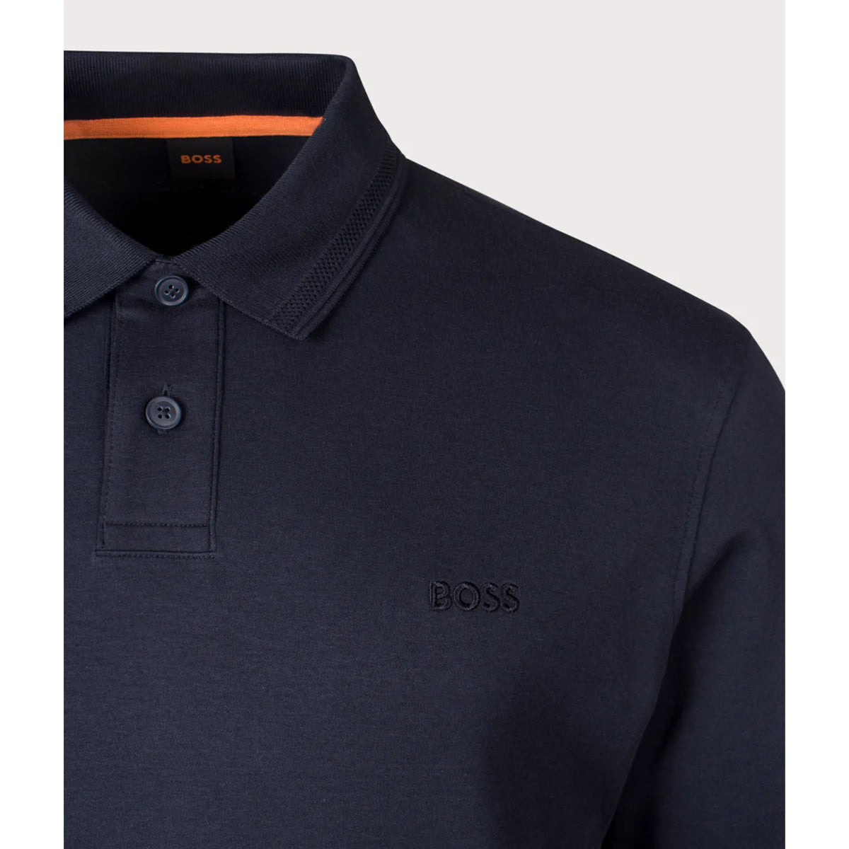HUGO BOSS PE_INTERLOCK LONG SLEEVE JERSEY POLO NAVY 404 50527525