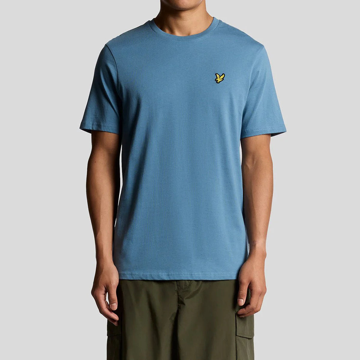 LYLE & SCOTT PLAIN SKY BLUE T-SHIRT TS400VOG