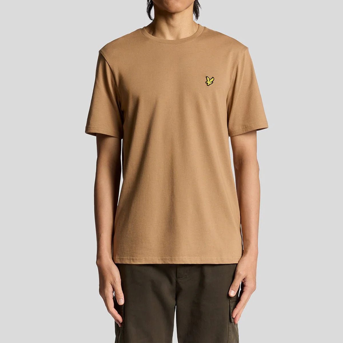 LYLE & SCOTT PLAIN T-SHIRT CAMEL TS400VOG